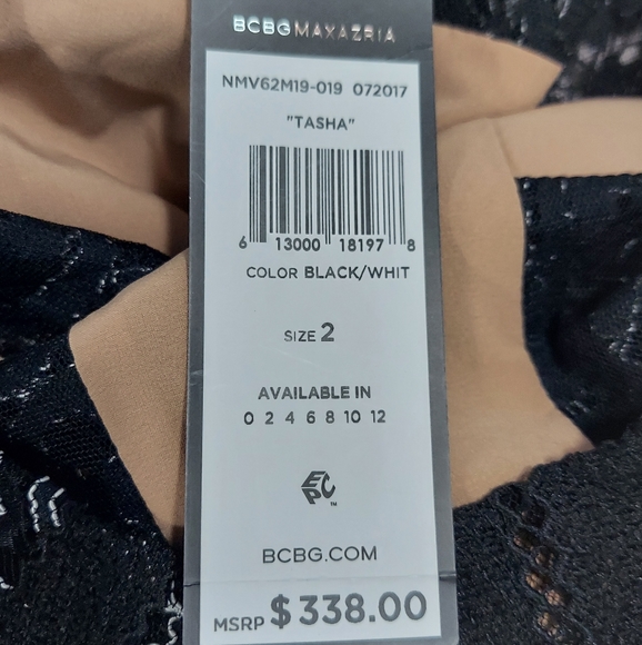 NWT Bcbgmaxazria Tasha Dress Size 2 - Picture 6 of 10